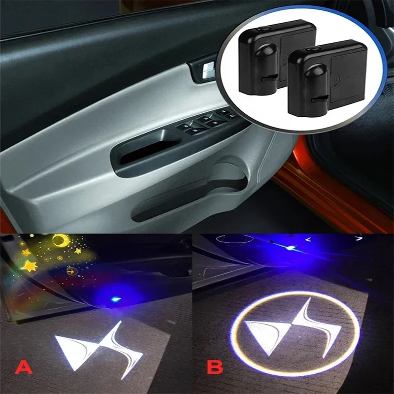 

Car Door LED HD Welcome Courtesy Shadow Proiector Lamps Logo Light For DS3 DS4 DS5 DS6 DS7 DS9 accesorios para auto Car Goods