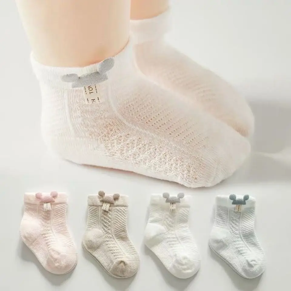 3 Paare/los Mädchen Socken Sommer Atmungsaktive Kinder Kurze Knöchel Socken für 1-12 Jahre Kinder Weiche Baumwolle Spitze Prinzessin mesh Socken