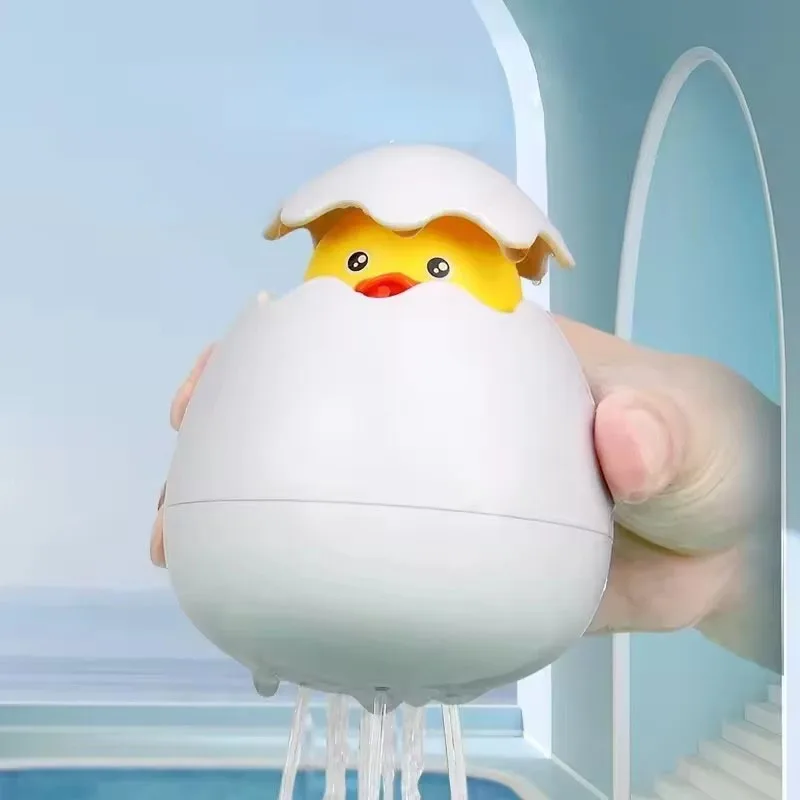 น่ารักการ์ตูนเด็กอาบน้ําของเล่นเด็กตลกว่ายน้ําสเปรย์น้ําเป็ด Penguin Boy สาวอาบน้ําชายหาดน้ําของเล่นห้องน้ํา