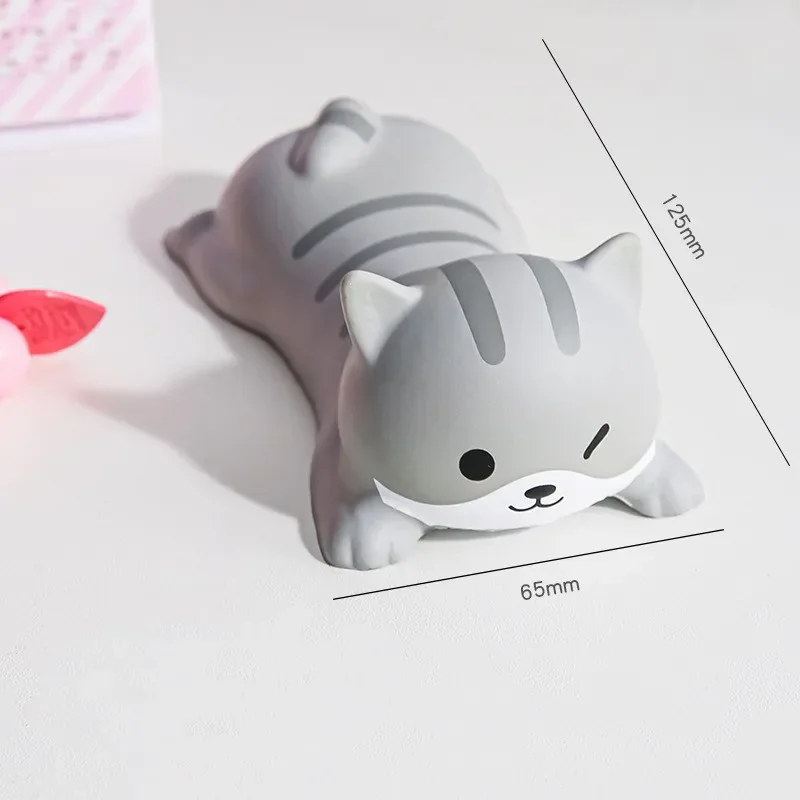 Imagem -05 - Bonito Mouse Pad para Teclado Descanso de Pulso Descompressão Pulsos Estendidos Almofadas para Mesa Material de Escritório Ergonômico Gadgets de Mesa Kawaii