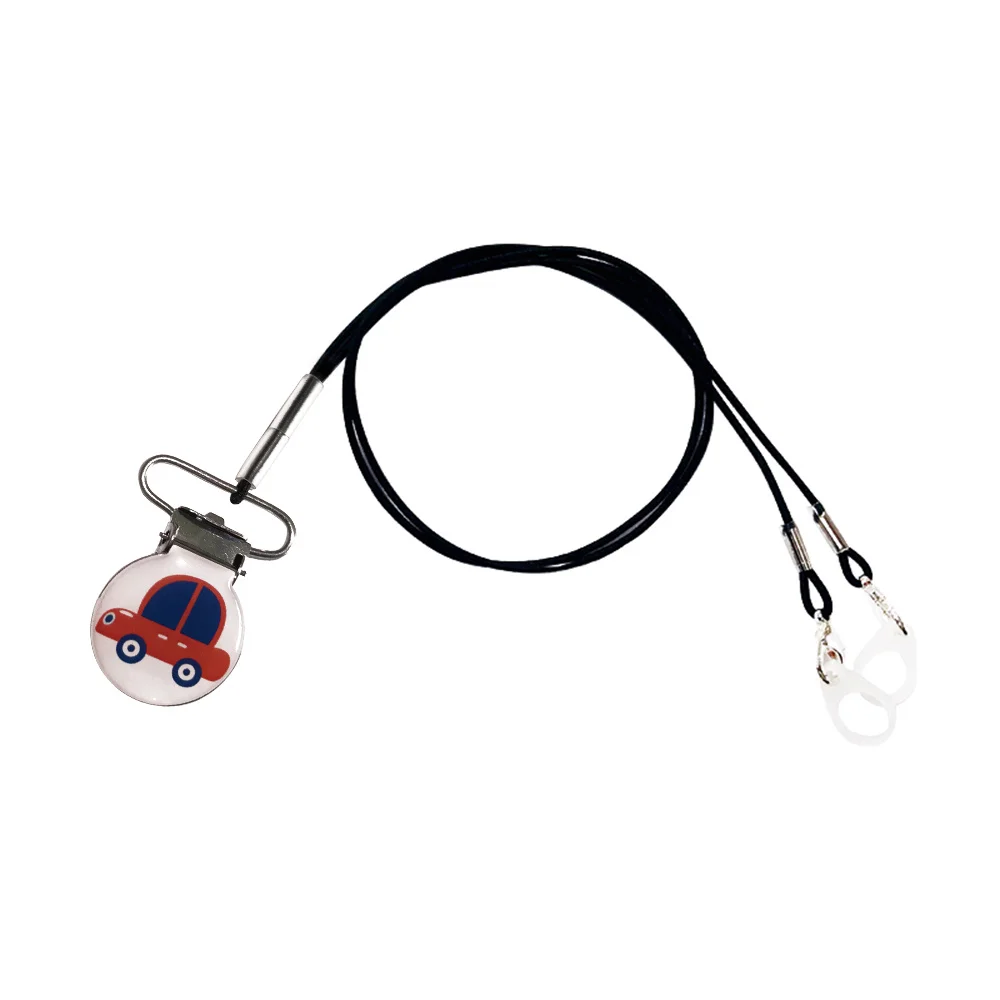 BTE Hearing Aid Clip Rope Lanyard Protector Holder with Cute Cartoon Design for Behind Ear Hearing Aids Anti Lost Ear Lanyard