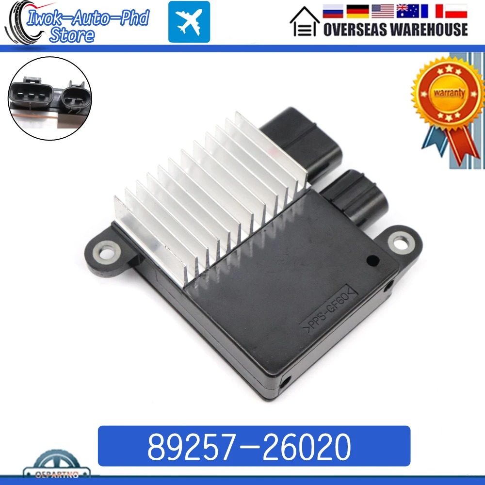 89257-26020 Radiator Cooling Fan Control Module For Mazda 5 CX-7 Pontiac Vibe For Toyota Corolla Matrix 8925726020