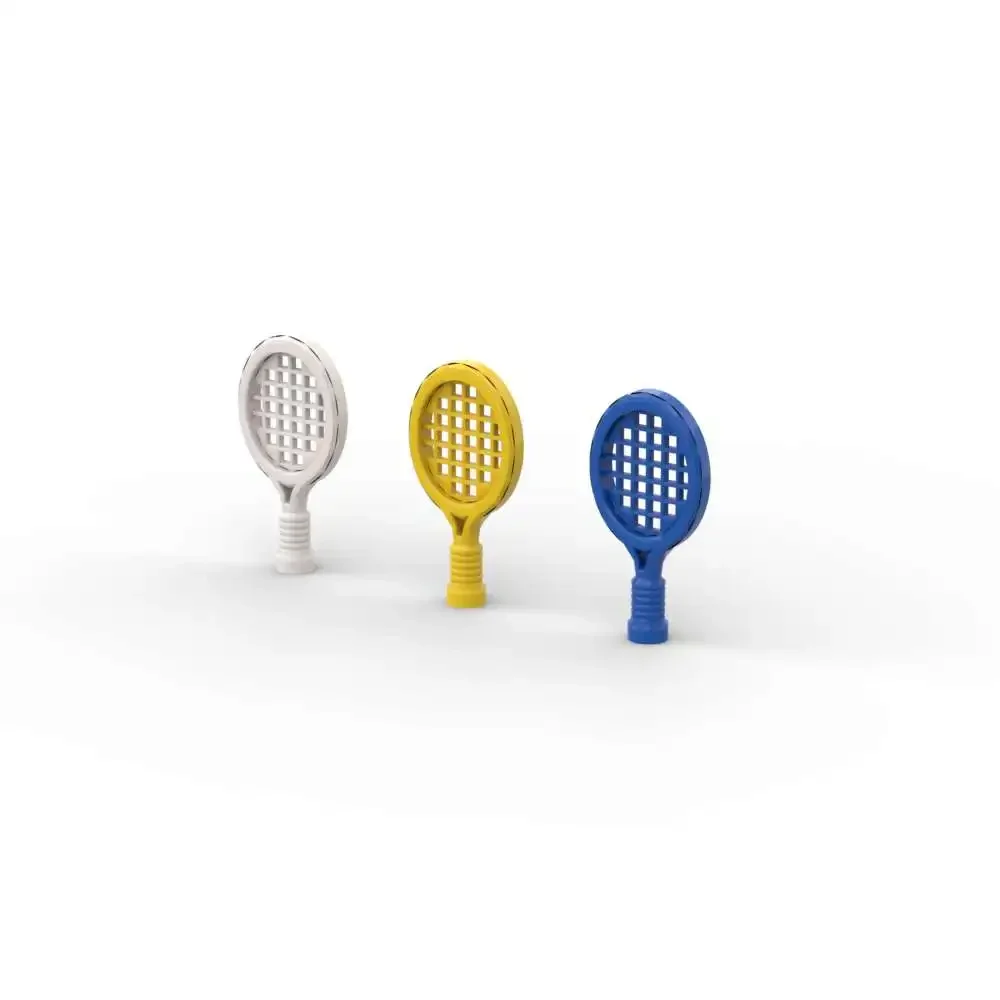 MOC 10 قطعة 93216 يده الدعائم جزء الطوب أواني مضرب تنس اللبنات تجميع الجسيمات لعب الأطفال هدايا عيد ميلاد