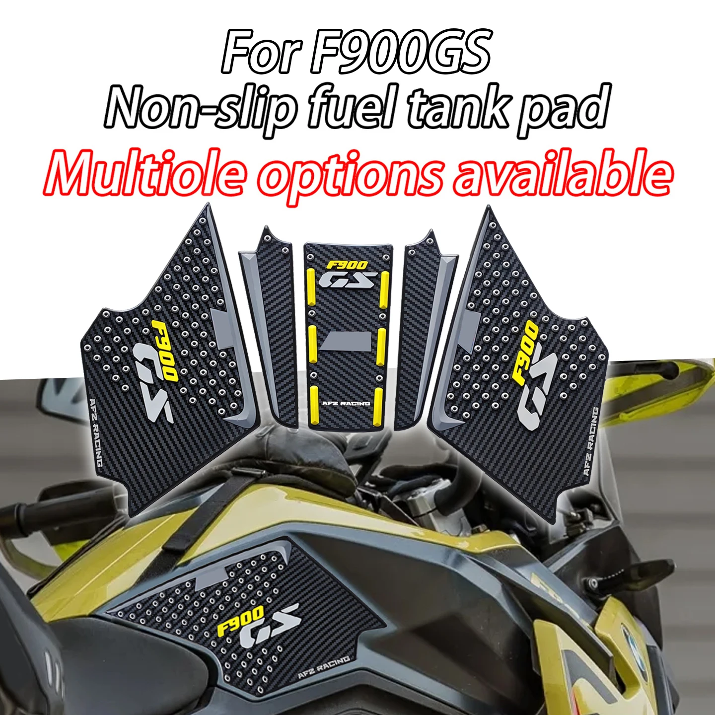 

Suitable for BMW F900GS F900 GS Motorcycle Accessories Tank Grip Rubber Tank Traction Pads Decorative Tank Protection Stickers