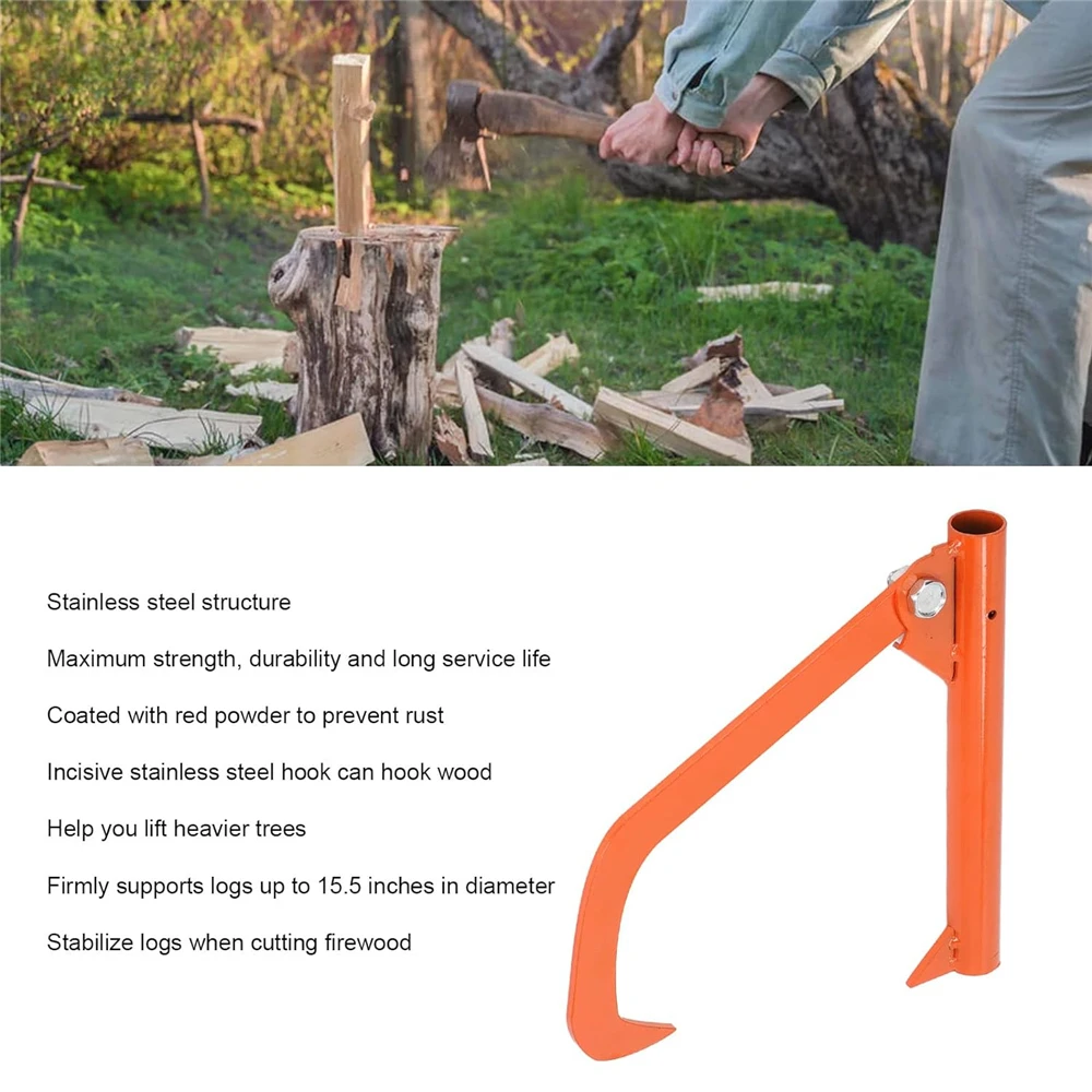 Imagem -04 - Roller Felling Lever Garden Backyard Lifter Log Peavy Ferramentas de Gancho Rustproof Cant Casa Ferramenta de Rolo Impermeável