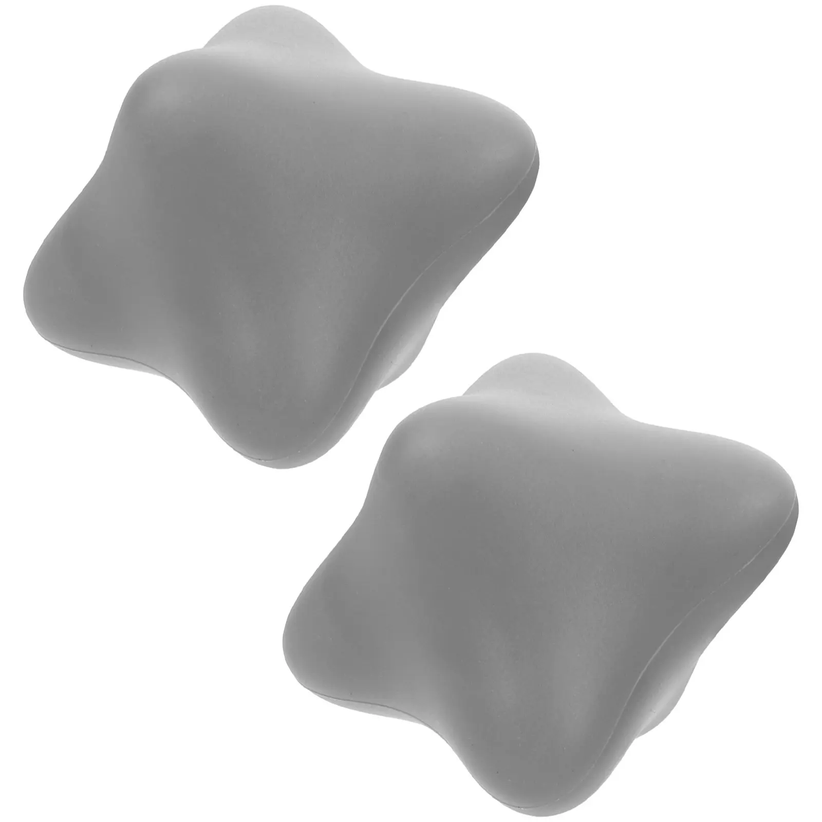 2Pcs Hexagonal Hand Strength Ball Silicone Grip Exerciser Hand Therapy Stress Relief Finger Exercise Ball for Arthritis