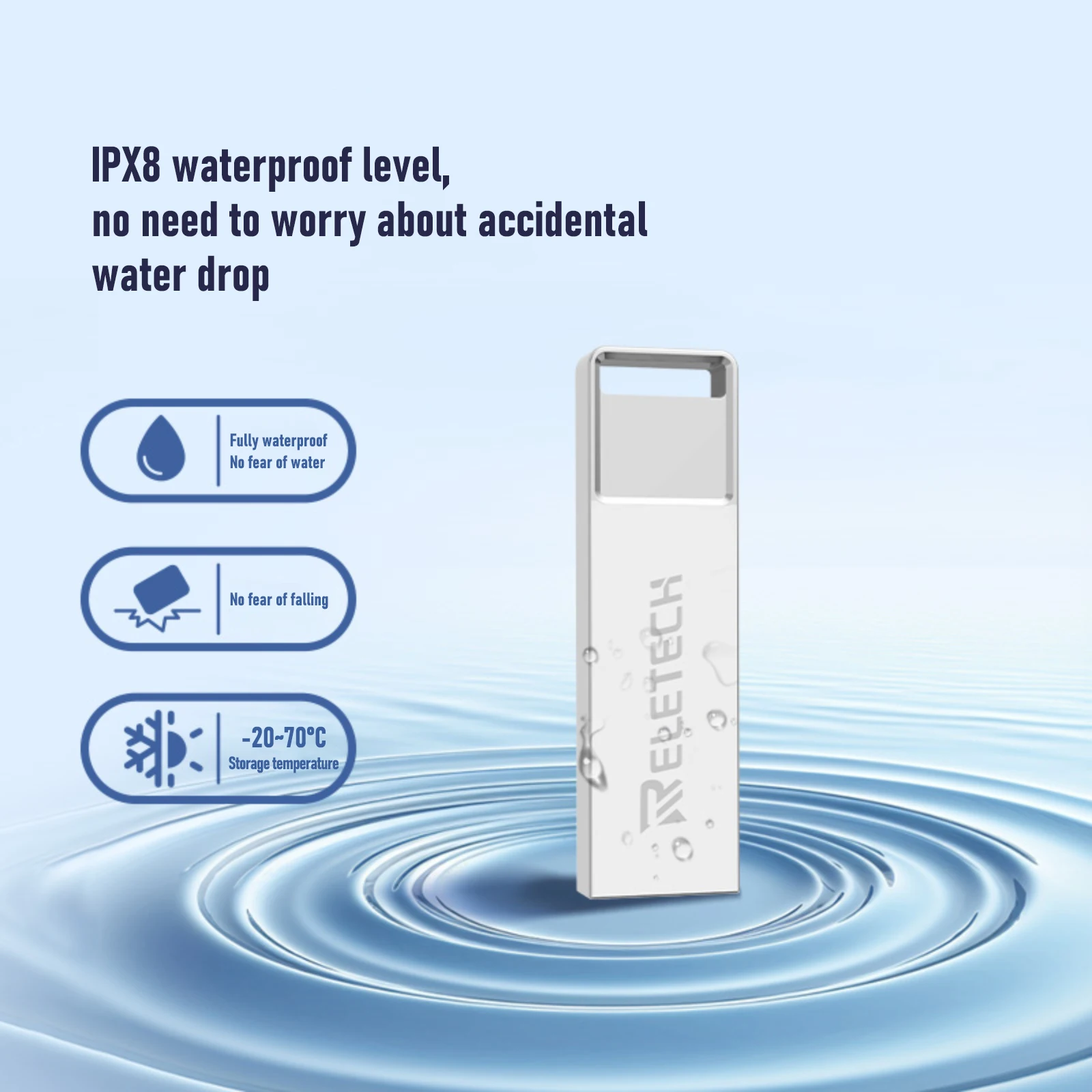 Libertech-unidad Flash USB T2, 16gb, 32gb, 64gb, USB2.0, tipo C, Compatible con ordenador portátil y teléfono móvil