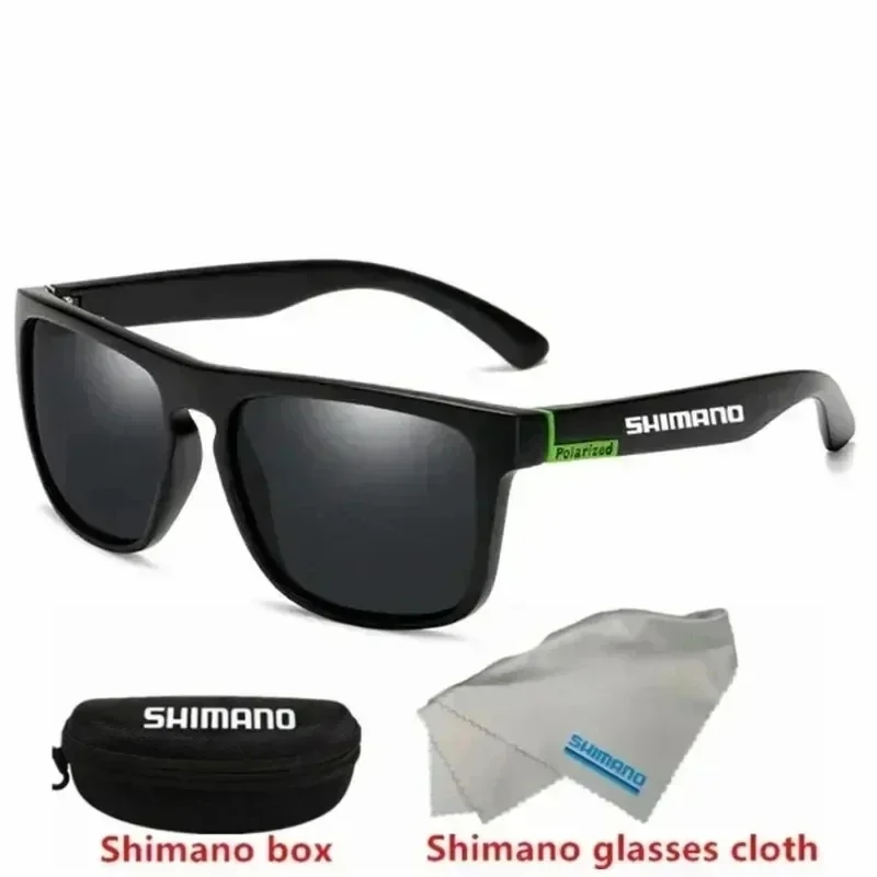 Shimano spolaryzowane okulary przeciwsłoneczne ochrona UV400 dla mężczyzn i kobiet polowanie na świeżym powietrzu wędkarstwo jazda okulary przeciwsłoneczne rowerowe opcjonalne pudełko