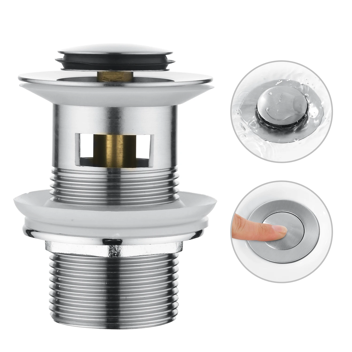 

Горячая продажа из нержавеющей стали 304, набор для ванной комнаты, всплывающая сливная насадка для душа