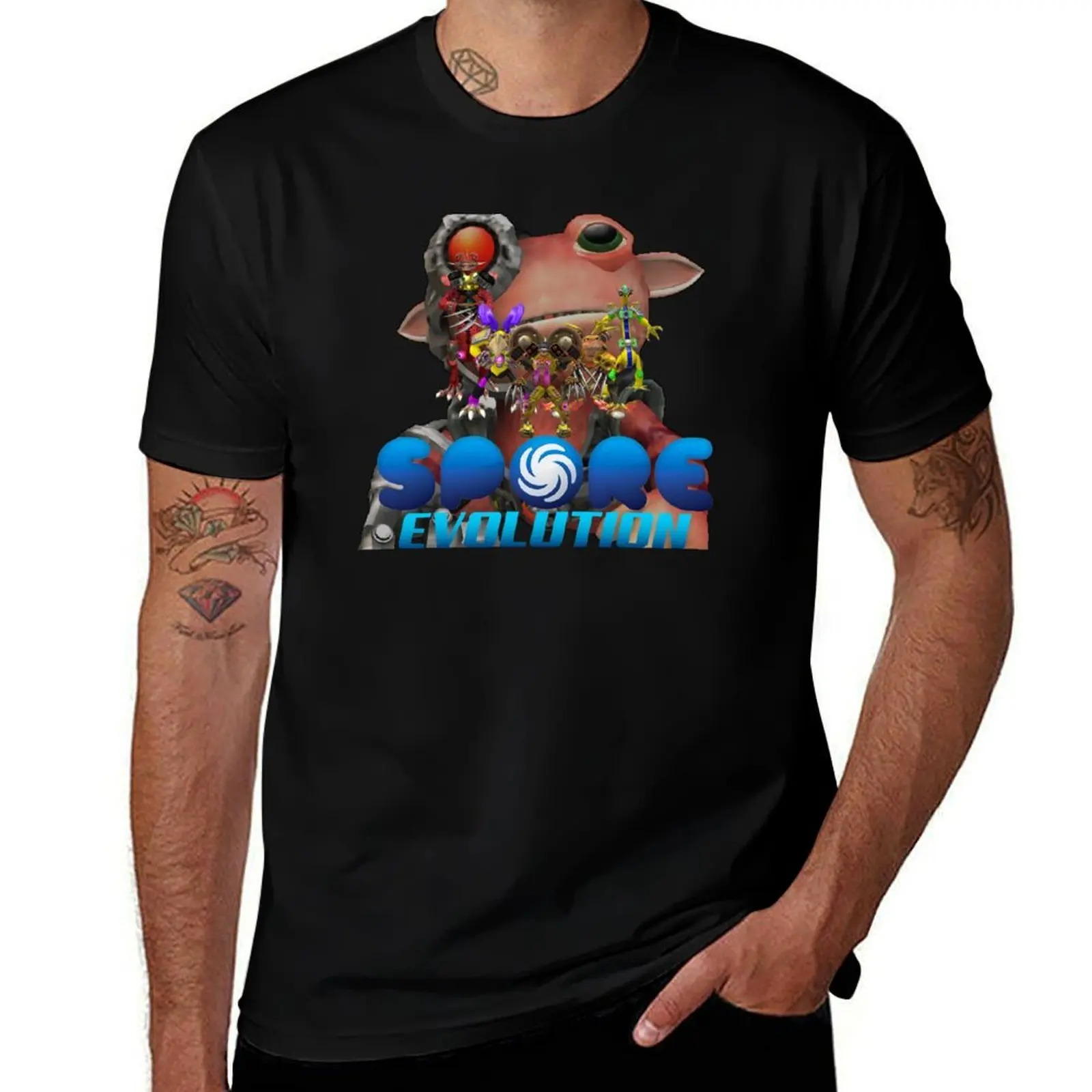 

Spore t evolution t graphic for shirts man funny t T-Shirt man shirt personalised shirts for men