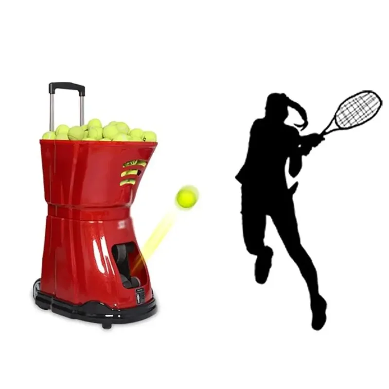 

100% Best Deal on High End Sports Training Authentic with Remote Control Tennis Shooting Ball Machine/