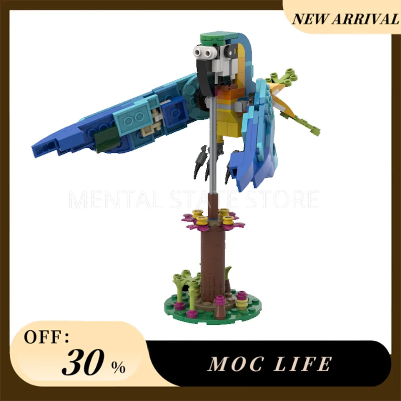 NEW 169PCS Customized MOC Balancing parrot Building Blocks Technology Bricks DIY Creative Assembly Education Toys Holiday Gifts