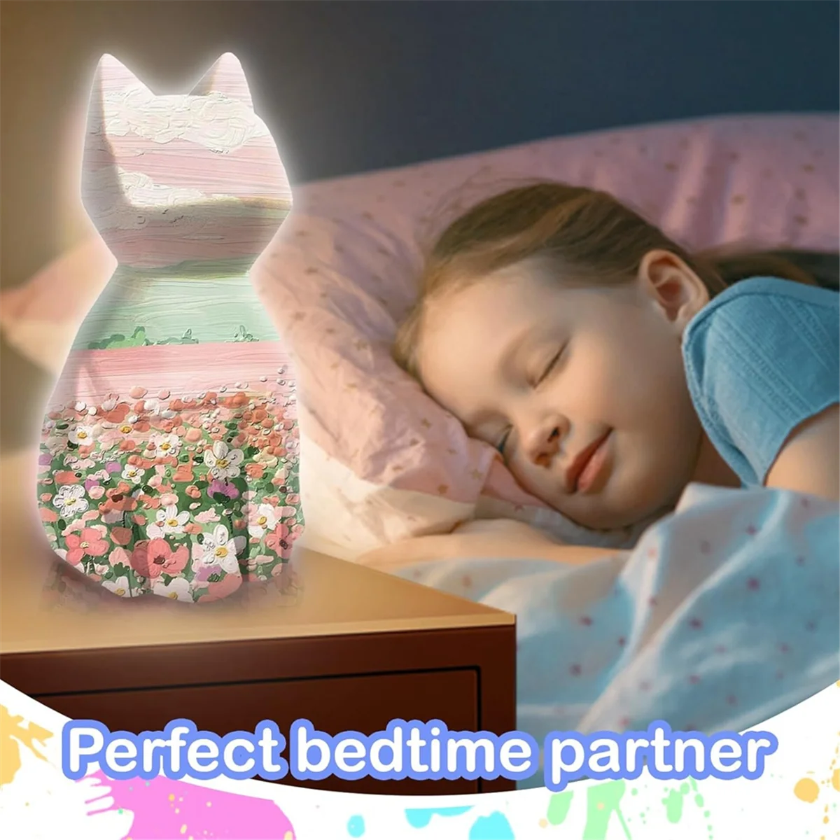 DIY Cat Crafts Night Light Kit, seu próprio gato, Pintura Artes e Ofícios, Adequado para Arte Suprimentos, Presentes de Aniversário