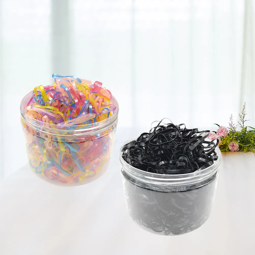 

Набор из 1000 резинок для волос: разноцветные эластичные резинки для различных причесок, обеспечивающие долговременную фиксацию, идеально подходят для женщин