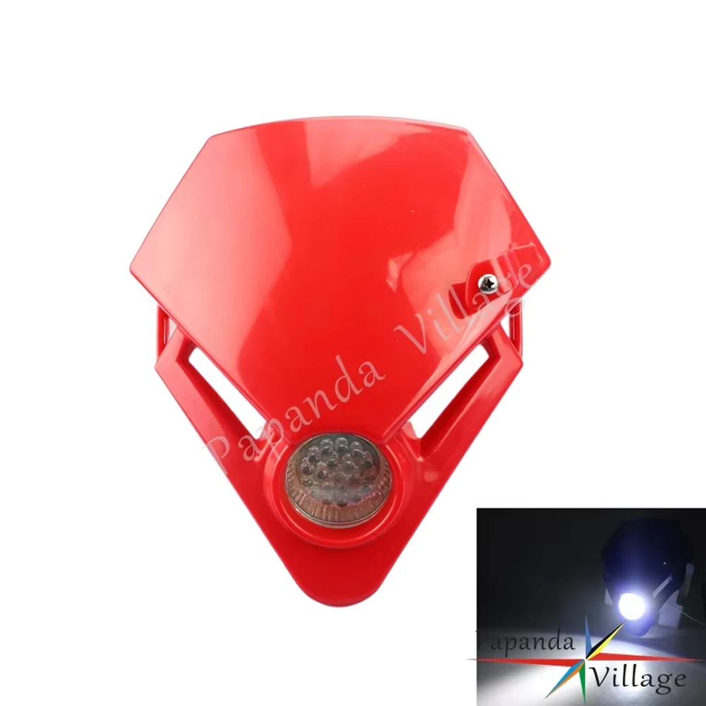 For Gas Gas Trial GP 280 250 300 125 XT TXE TXT Kawasaki Yamaha GSX ZXR CBR CBF Motocross Dual Sports LED Mini Headlight Fairing