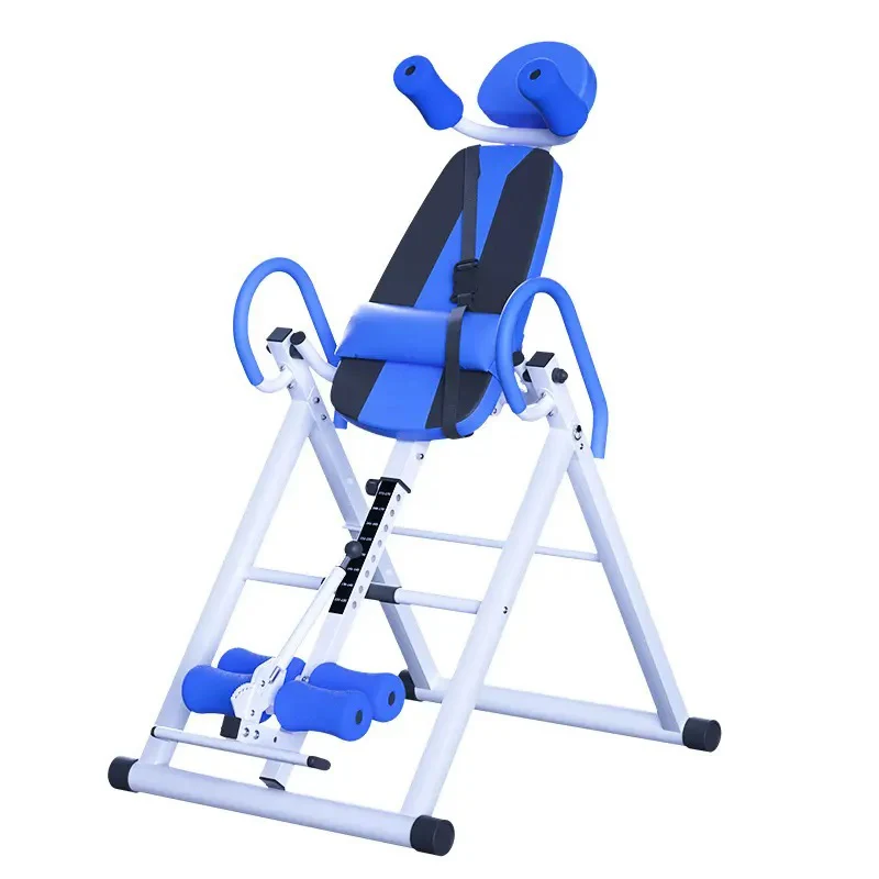 Fitness Gym Inversion Therapy Table Foldable Up Down Board Machine Tools Handstand Back Pain Inversion Table