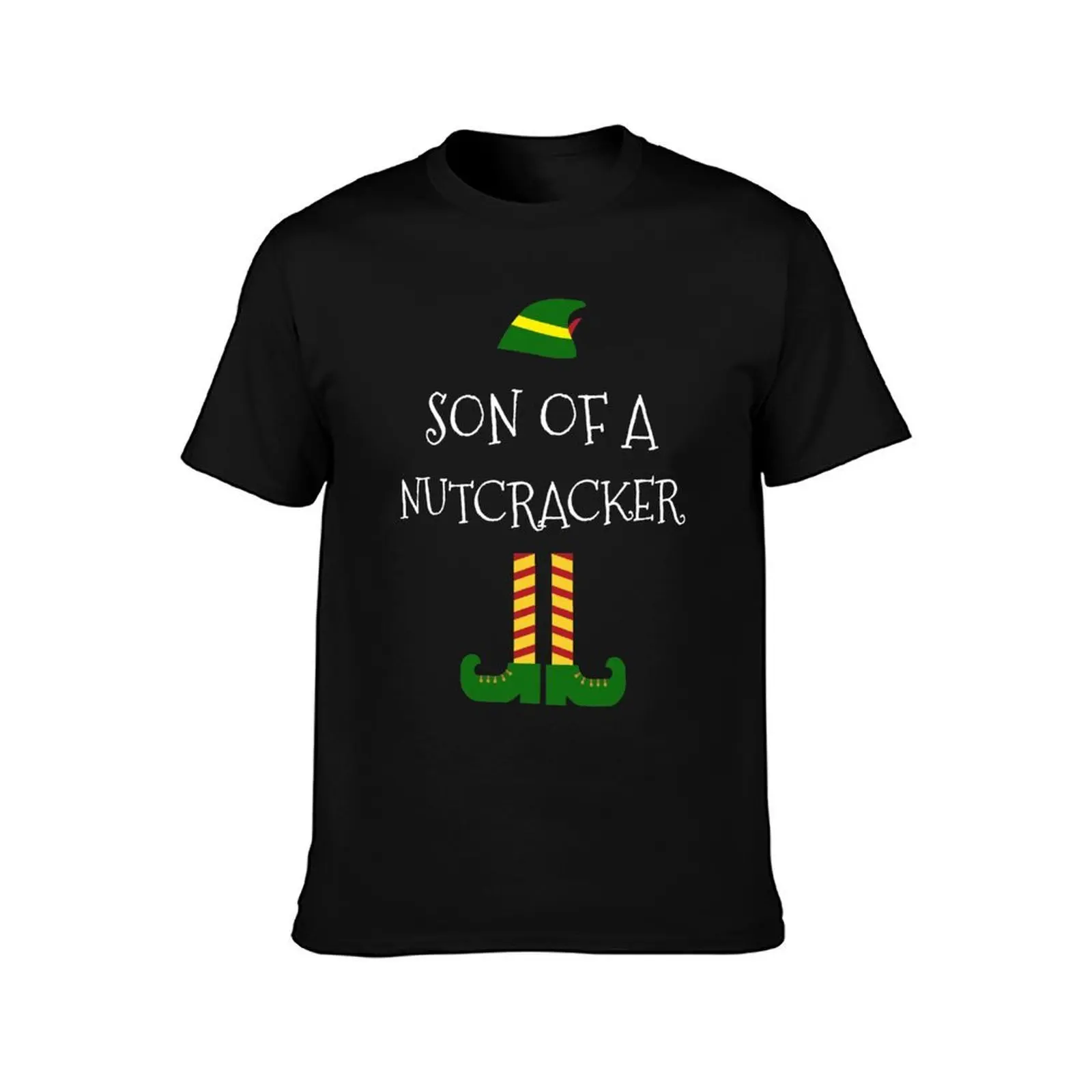 Son Of A Nutcracker Funny Christmas Elf TShirt T-Shirt Summer Casual Cotton Tee, Unisex Men Women