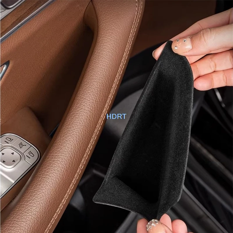 For Mercedes-Benz GLE GLS Class W167 V167 X167 2020 + Car Door Handle Storage Box Pad Container Organizer Tray Cover Accessories