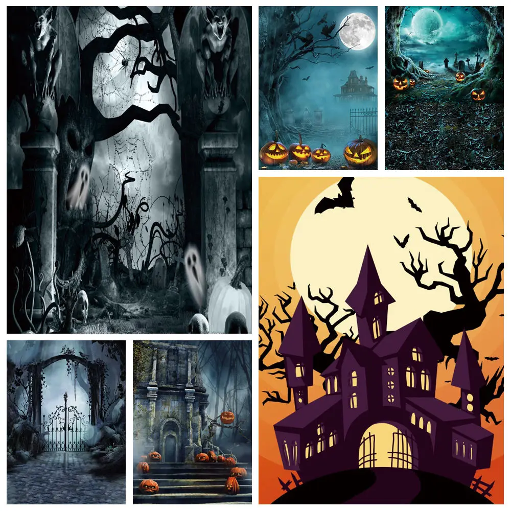 pano-de-fundo-para-fotografia-de-halloween-castelo-de-terror-cemiterio-lapides-abobora-fantasma-adultos-retrato-fundo-de-foto-cabine-fotografica