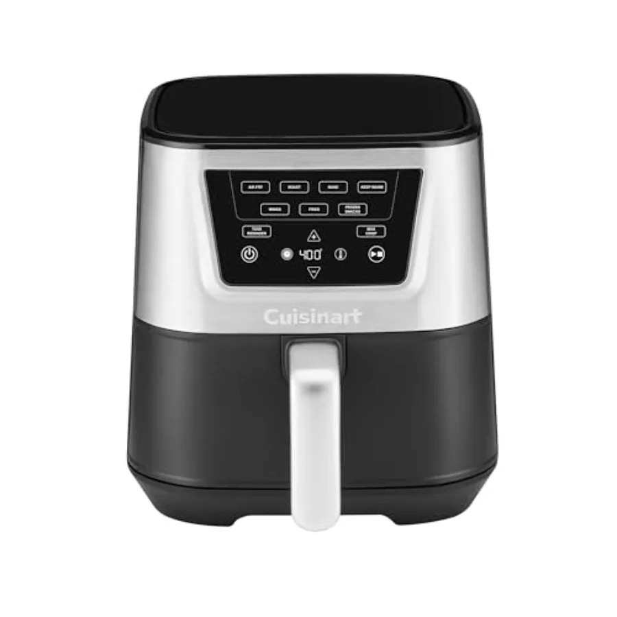 

Large 6-Quart Air Fryer with 4 Cooking Functions for Air Frying Baking Roasting and Keeping Food Warm Features 3 Presets PFAS-F