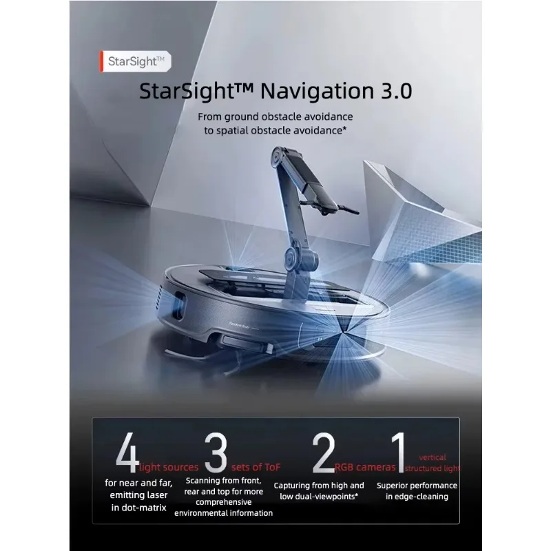 For Roborock G30 Intelligent Robotic Vacuum Cleaner 22KPa High  New Arrival Home Wet Dry Cleaning