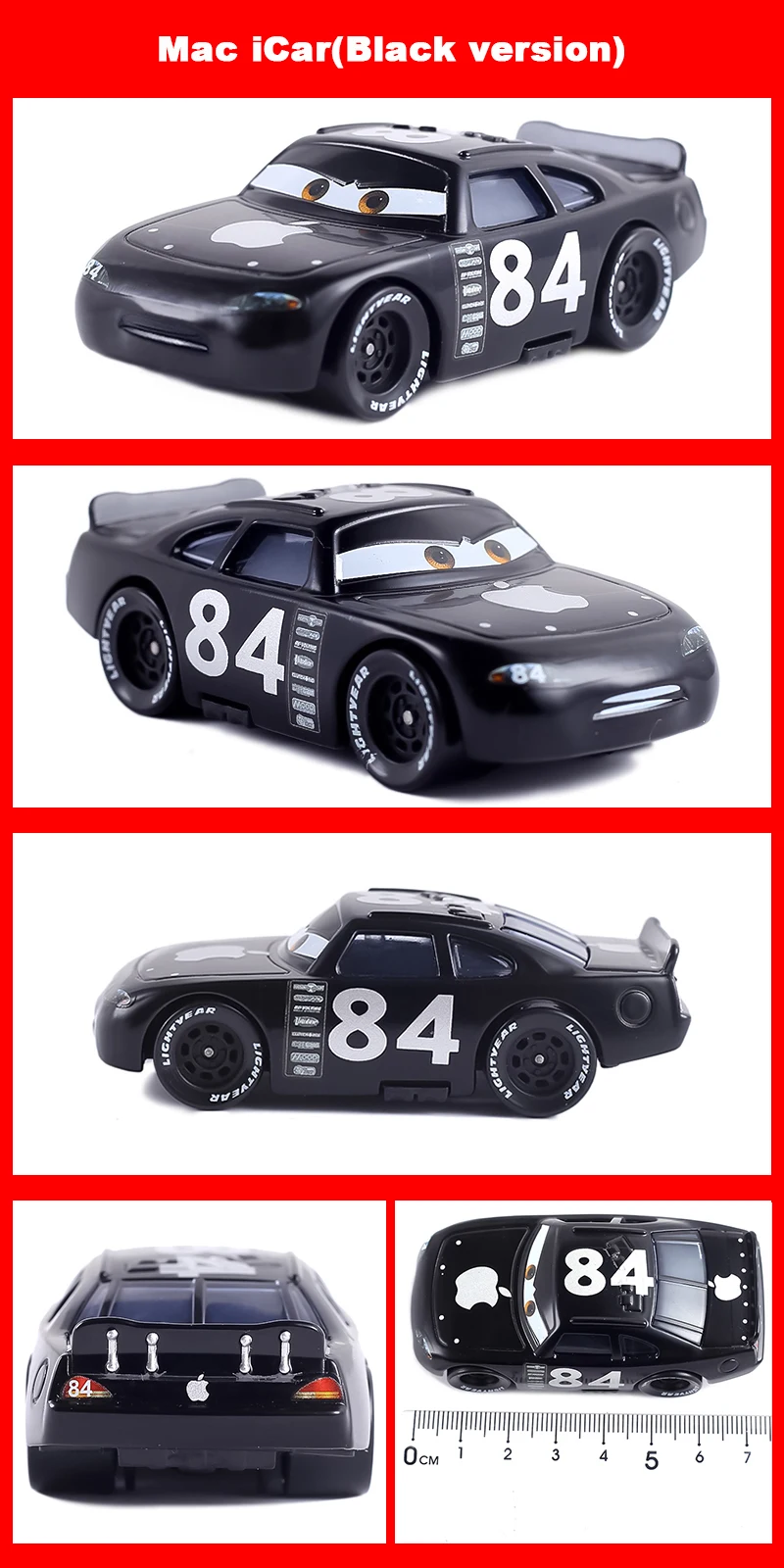 Pixar Cars Inertial Assistance Alloy Offroad-Fahrzeug Lightning McQueen Storm Cruz Mater Jackson Ramirez Kinderspielzeug Geschenke – Detail 12