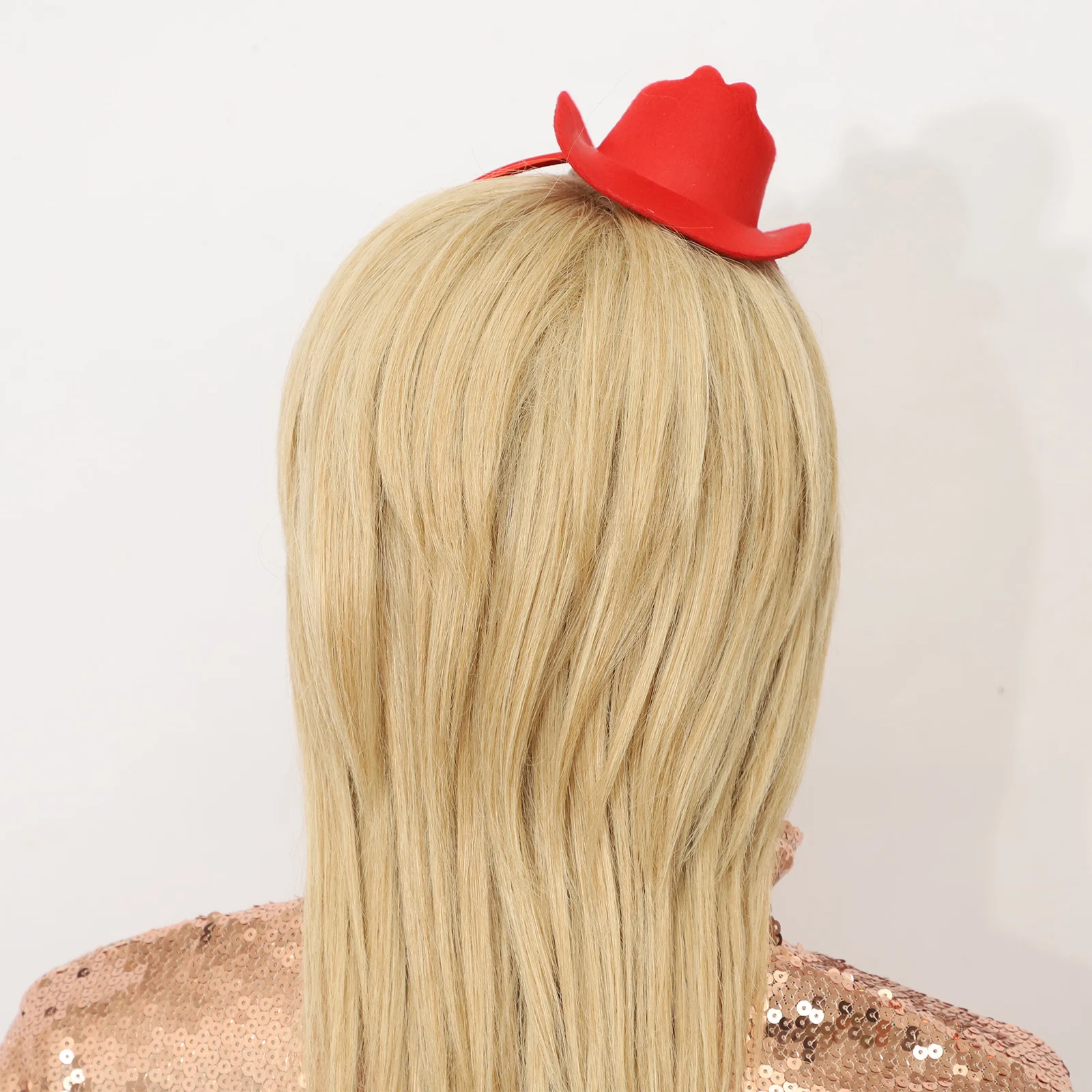 

Fascinators Headband Mini Top Hat Circus Hair Hoop for Adult Girls Halloween Tea Parties Xmas New Year Eve Ringmaster Headpieces