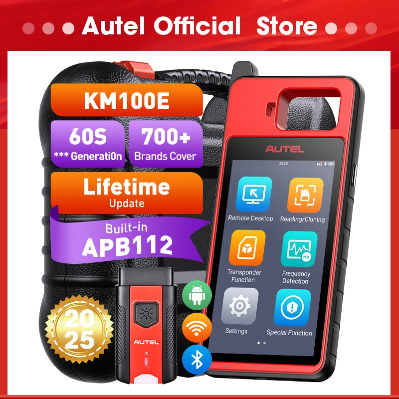 Autel MaxiIM KM100E Key Fob Programmer Universal Key Generator Kit Key Programming Tools Free Update PK IM508