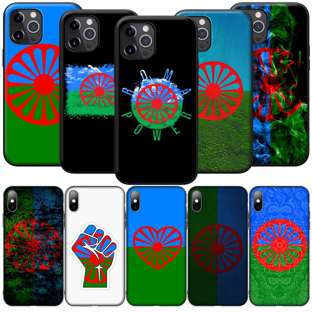 H-76 Gypsy Romani Roma Flag Case for Samsung Galaxy A55 A53 A52 A51 A21S A21 A22 A24 A25 A13 A12 A05 A05S