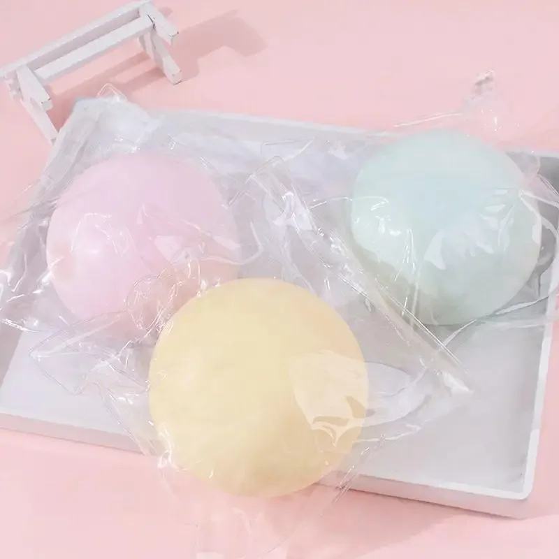 9cm Super Large Fluid Cheese Ball Stress Relief Giant Slow Rebound Squeeze Toy Anxiety Relief Stress Management Ball For Adults