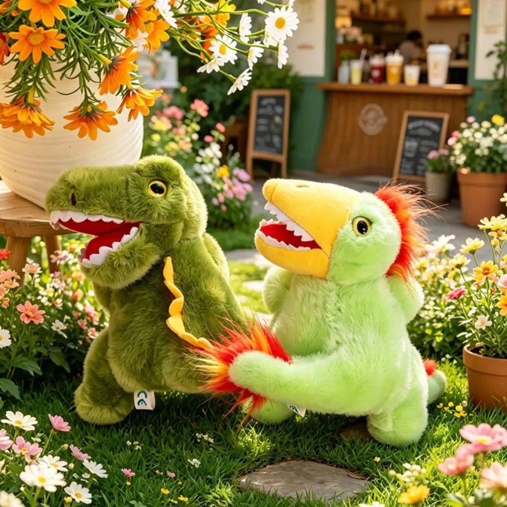

Soft Plush Dinosaur Plush Toys Adorable Design Simulated Animal Cartoon Dinosaur Plush Wrist Decoration Kawaii Style