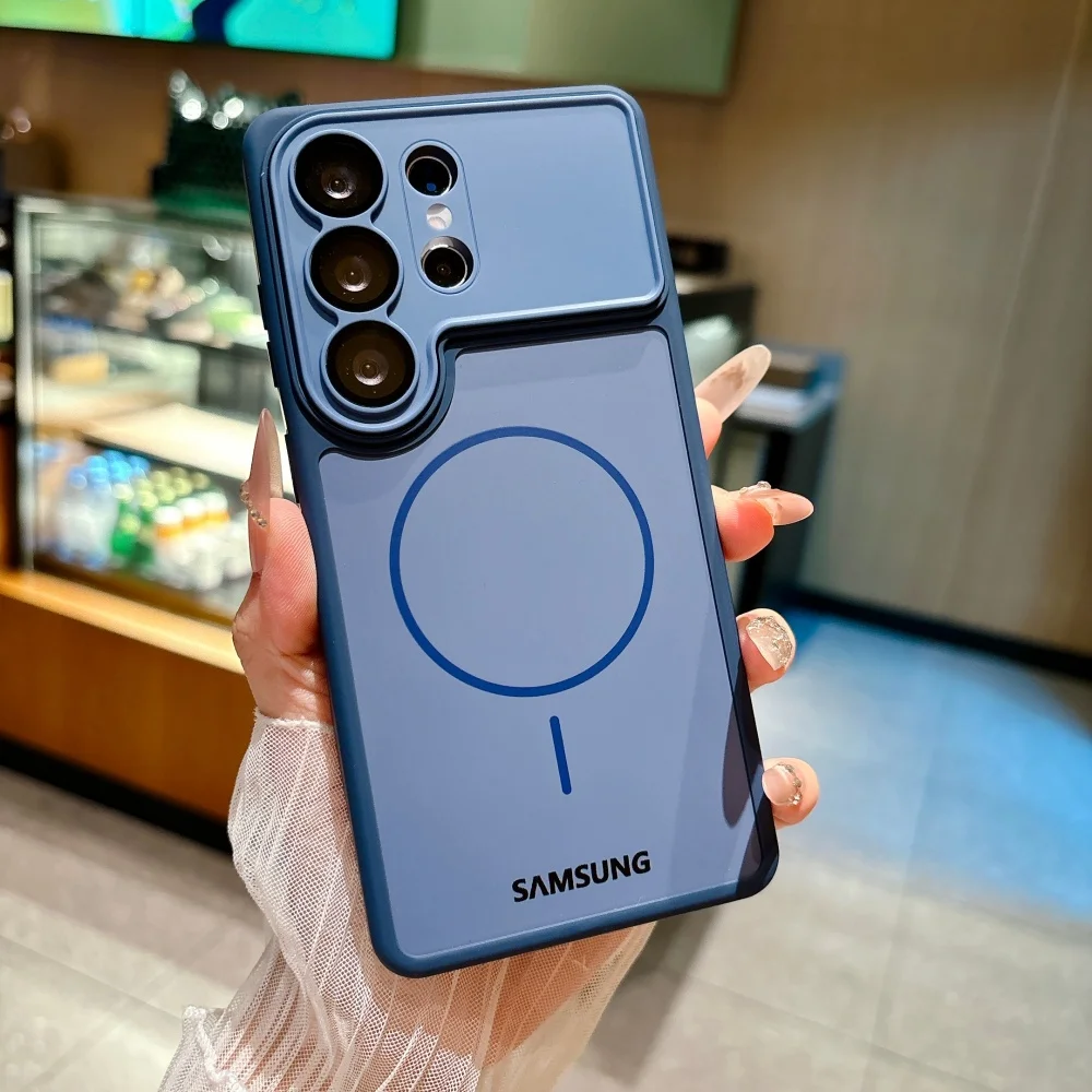 Magnetische TPU-Handyhülle für Galaxy Samsung S26 Ultra S26 Plus S26 Color Collision Original weiche, stoßfeste Silikonhülle