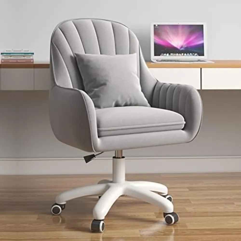 Cute Office Chair Home Computer Chairs Adjustable Task  Modern Office Chair Makeup Chair 362° Swivel Computer