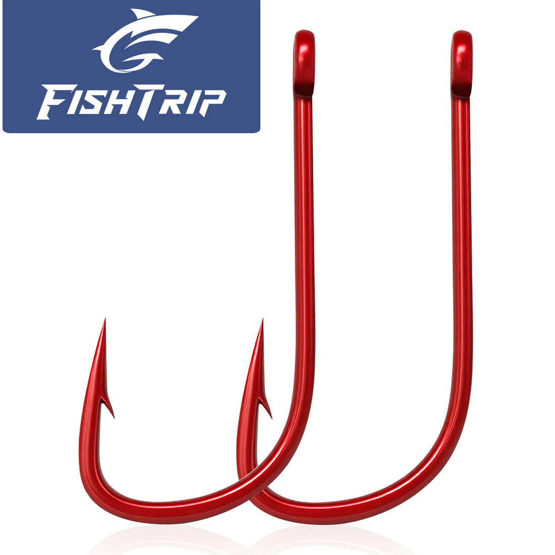 FishTrip 50-100Pcs Micro Small Fishing Hooks High Carbon Steel Ultra Sharp Fast Penetration Tiny Fish Hooks for Freshwater Blueg