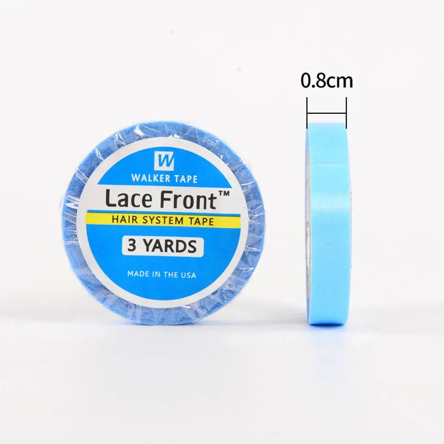 Colla per parrucca anteriore in pizzo da 3 metri da 0,8 cm Colla per nastro biadesivo Colla per parrucca per nastro Nastro per estensione dei capelli Nastro per capelli in pizzo adesivo per colla per capelli