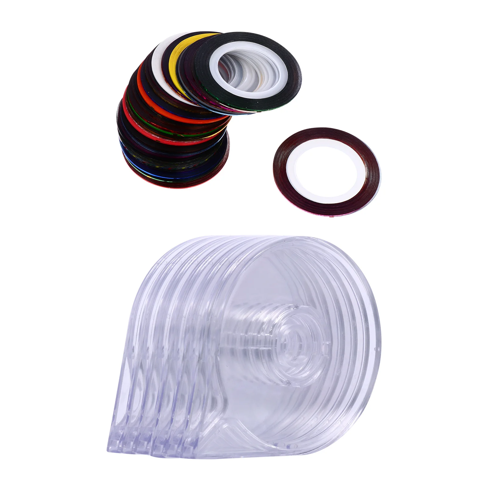 

1Set Premium Nail Striping Tape Line DIY Manicure Ornaments Stylish Glitter Design for Home Nail Art Decoration