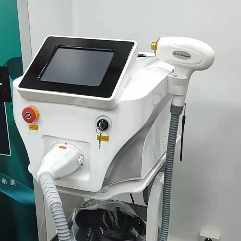 808nm ديود ليزر المهنية آلة إزالة شعر الجسم 3 الطول الموجي التبريد غير مؤلم إزالة الشعر الدائم صالون تجميل 3500 واط