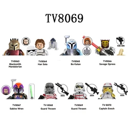 TV8069 Building Blocks Sabine Wren Figures Guard Thrawn Captain Enoch Brick fabbro Mandalorian Bo Katan mini Assembly Toys