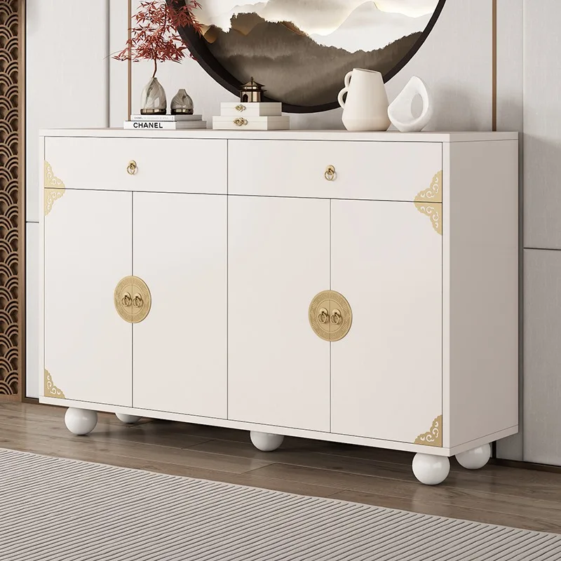 تصميم خزانة خذاء على الطراز الإيطالي مقاومة للغبار باللون الأبيض الفاخر الضيق لغرفة المعيشة خزانة خذاء أدراج Szafka Na Buty أثاث المنزل