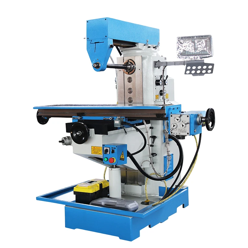 Portable X6128 Horizontal Heavy Duty Manual Mills Universal Knee Type Key Way Milling Machine for Aluminum Metal Processing