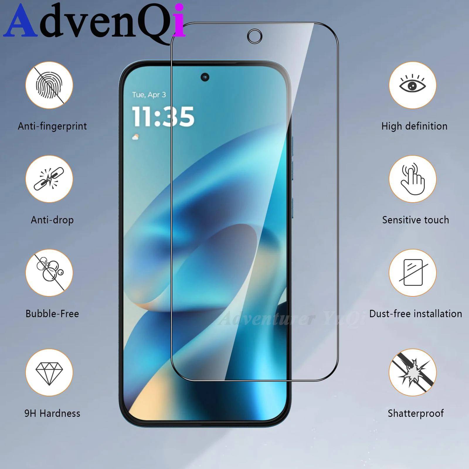 

For Motorola Moto G87 Screen Protector Tempered Glass Crystal HD Mica 9H Protective Anti Scratch