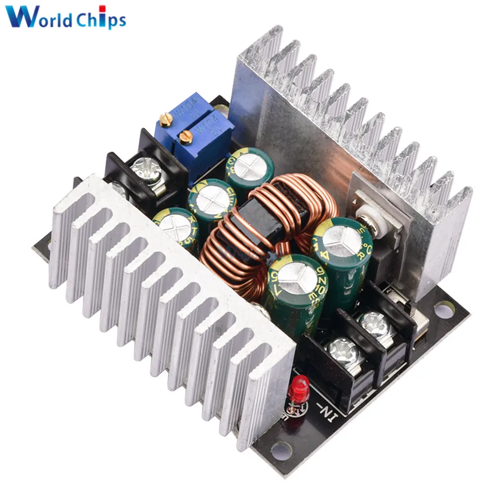 DC-DC Buck Converter Step Down Module 300W 20A Constant Current LED Driver Power Step Down Voltage Module Electrolytic Capacitor