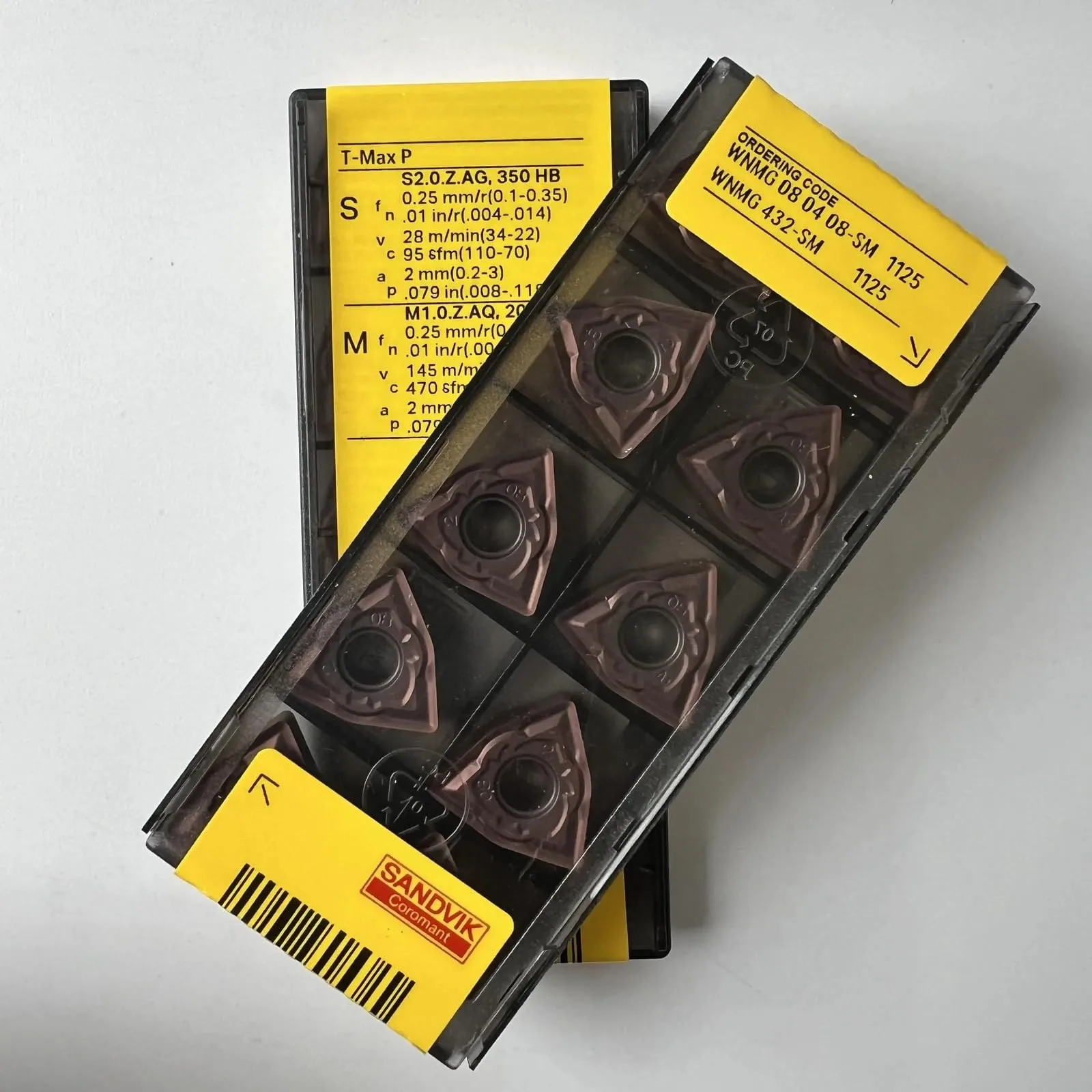 

Original SANDVIK / WNMG080408-SM 1125 / Hard alloy blade tool 10 Pcs