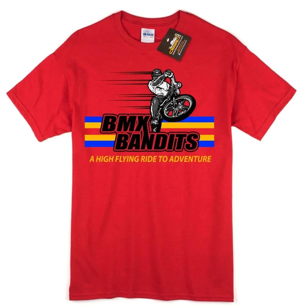 Bmx Bandits 80'S Film Retro 1980 80'S Movie Inspired Fan Bike New 2019 Summer Style Creative Design Printing Cotton Rock Shirts