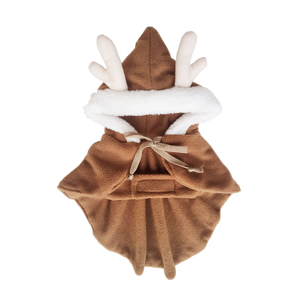 크리스마스 애완동물 엘크 망토 의상 이미지