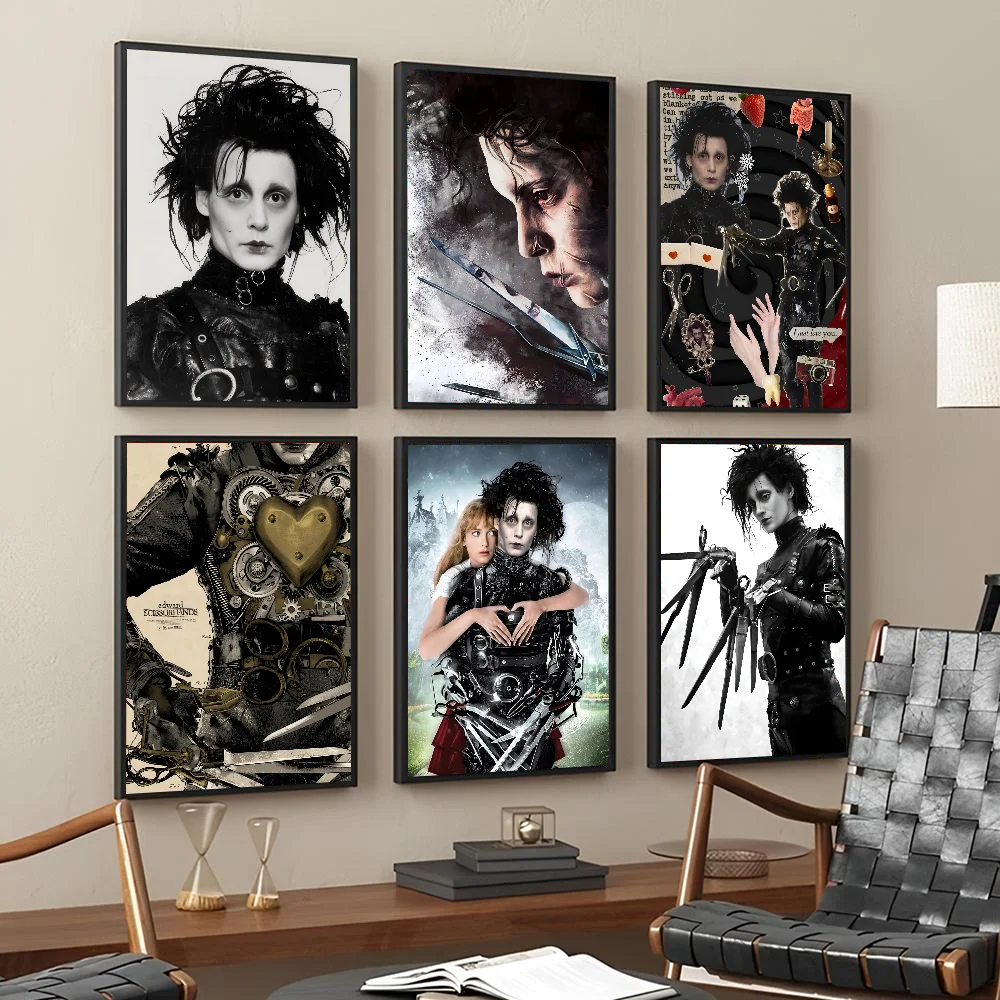 

Edward Scissorhands Poster Paper Print Home Living Room Bedroom Entrance Bar Restaurant Cafe Art Painting Decoration