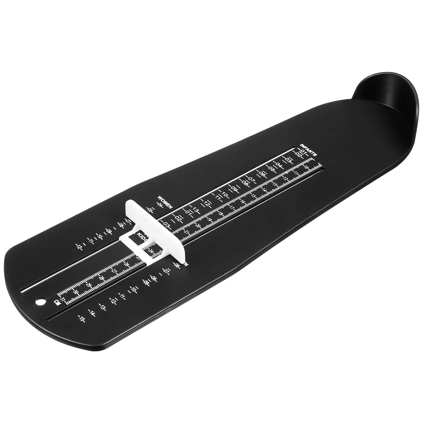 1PC US Size Large Foot Gauge Adults Foot Length Measuring (Black US Size) practical foot gauge foot measurement