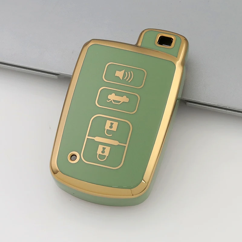 4 Buttons TPU Car Key Case for Toyota Prius Plus Auris Avalon Verso Rav 4 Corolla 2013 Yaris Hybrid Remote Protector