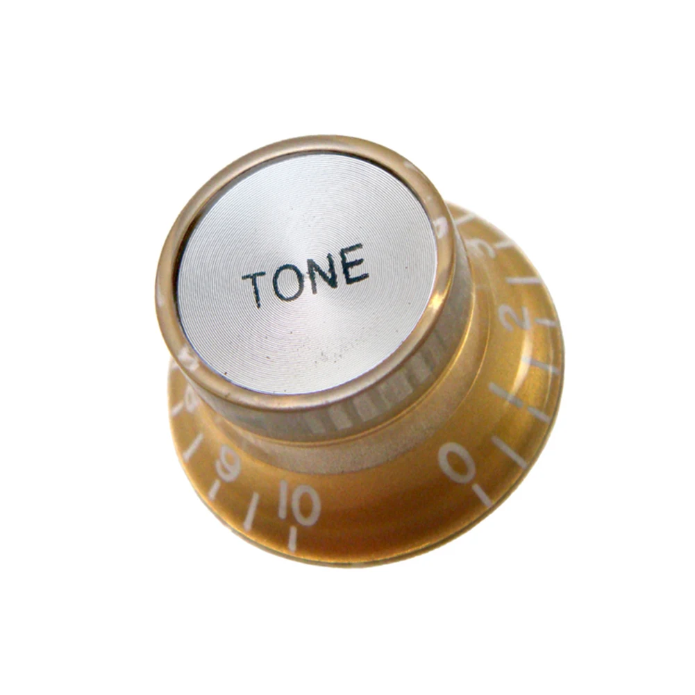 Control Knobs for Electric Guitars 4Pcs with 2 Volume and 2 Tone Knobs for LP and For SG Guitars with 6mm Shafts