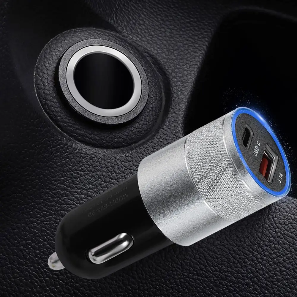 

High Quality Type C Fast Charge Adapter USB Car Charger Car Quick Charger Phone Charger USB Port